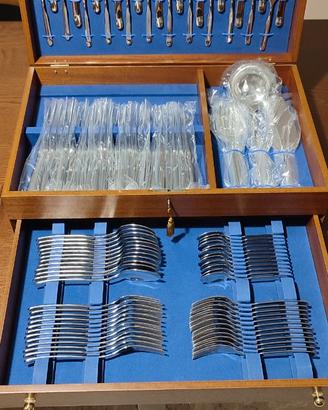 Servizio Posate Acciaio Inox 18/10 per 12 Persone