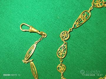 Collana/catena  Oria  in filigrana del 1900.