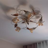 2 lampadari a plafoniera con lampade a led