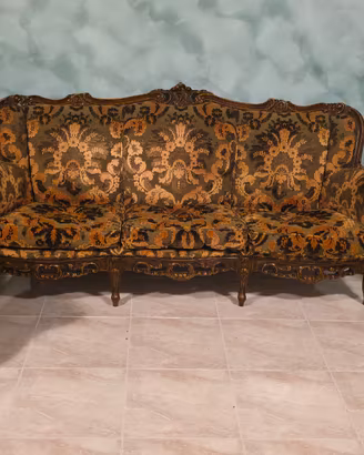 Salotto Classico Vintage  barocco divano legno 