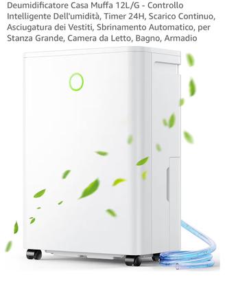 Deumidificare 12L/24H