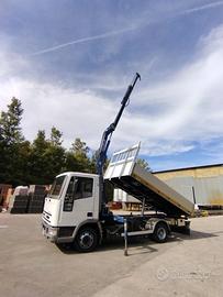 Eurocargo 75-14 con gru' e ribaltabile