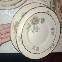 GINORI VINTAGE FILO ORO X12 + 4 VARI (RM) INTEGRO 