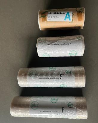 Pellicola Adesiva Professionale 4 Rotoli NUOVI