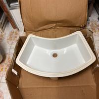 Lavabo sottopiano ceramica bianca Smile 58 Arteba