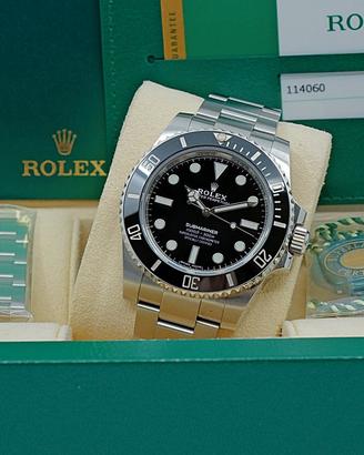 ROLEX SUBMARINER 114060 NO DATA FULL SET 2019 