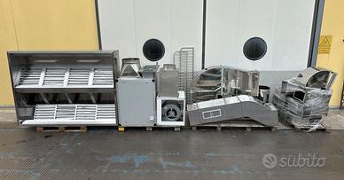 Cappa aspirante centrale con motore da 2400 mm