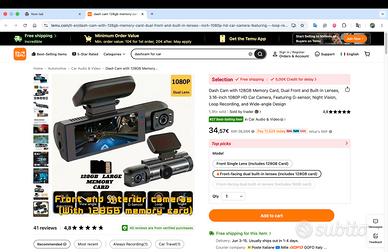 Dash cam Auto 64GB