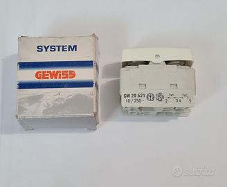 Doppio pulsante GEWISS System