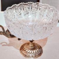 Alzatina vintage in cristallo Boemia anni 60/70