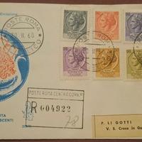 busta 1° giorno di emissione con 8 francobolli