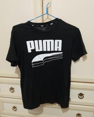 maglietta puma nera originale 