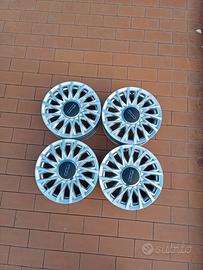 N.4 CERCHI IN LEGA ORIGINALI FIAT 500 R. 15”
