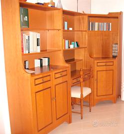 Armadio libreria con scrivania