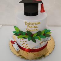 torta scenografica per laurea 