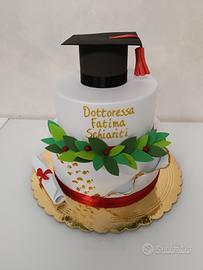 torta scenografica per laurea 