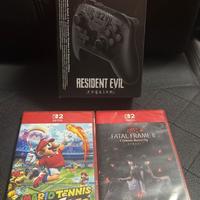 FATAL FRAME  +MARIO TENNIS + CONTROLLER RESIDENT