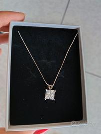 Collana argento punto luce