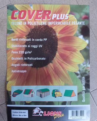 TELONE IN POLIETILENE IMPERMEABILE 4M X 6M