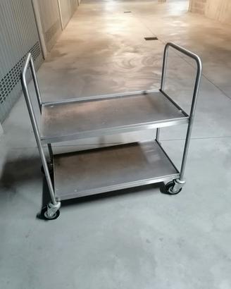 carrello tutto in acciaio inox 