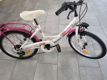 bicicletta 20 pollici bambina 6/10 anni 