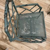 6 sedie in ferro battuto