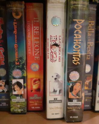 35 videocassette originali disney