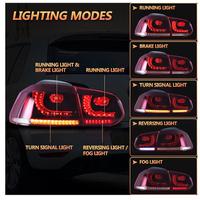 Fanali Posteriori VLAND LED Golf VI