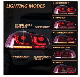 Fanali Posteriori VLAND LED Golf VI