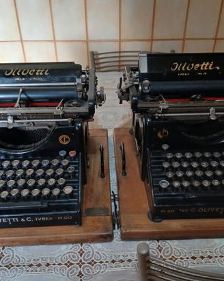 OLIVETTI M20 matricola 21 tipo A e tipo B