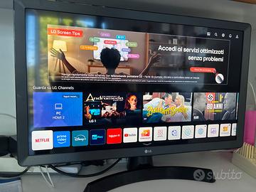 LG 24TQ510S Monitor TV smart MONITOR, 23,6 ", HD