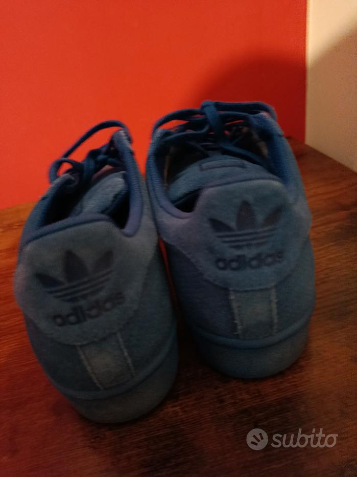 adidas gazelle silver green womens Scarpe Uomo ADIDAS Sneakers linea Superstar in Pelle colore Bianco  Arancione e Blu a sconto  Cuoieriashop