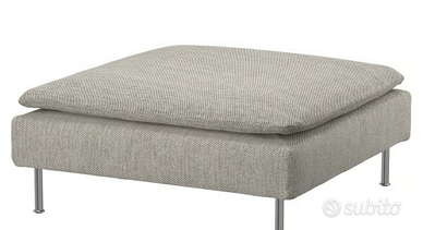 Poggiapiedi divano Soderhamn Viarp beige/marrone