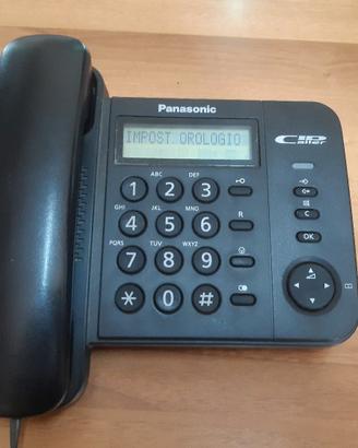 Panasonic telefono analogico con display e memorie