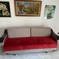 Divano letto con contenitore