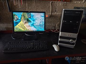 PC fisso completo W11 e SSD da 256 gb e 8 gb ram