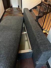 Divano letto e baule