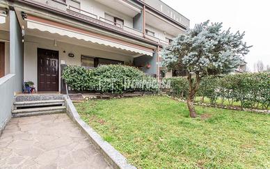 VILLA A SCHIERA CON TAVERNA, GIARDINO E BOX