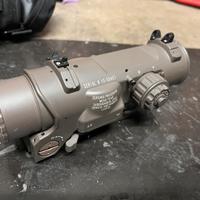 Ottica 4x air soft reticolo fican