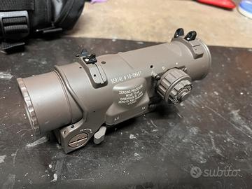 Ottica 4x air soft reticolo fican