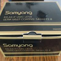 obiettivo Samyang 14 2,8 Pentax