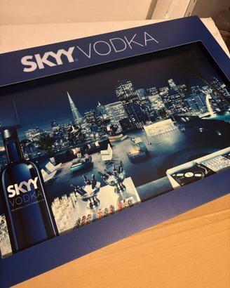 Insegna  led SKYY VODKA