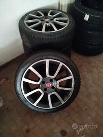 4 RUOTE INVERNALI  COMPLETE PER PUNTO ABARTH 