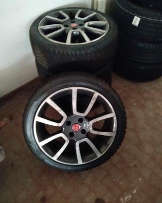 4 RUOTE INVERNALI  COMPLETE PER PUNTO ABARTH 