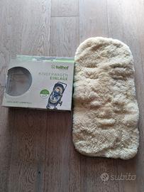 Copri passeggino in vello d'agnello