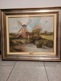 Quadro olio su tavola 50 x 40 - M. Fiore