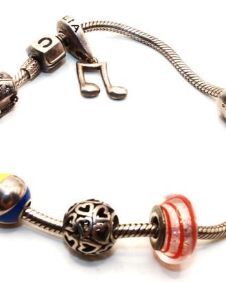 Bracciale charms "Chamilia" argento
