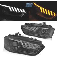 FARI PER AUDI A4 B8 12-15 XENON LED DINAMICI NERI