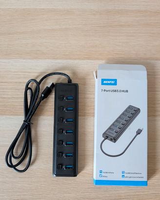 Hub USB 3.0 a 7 porte splitter USB BENFEI