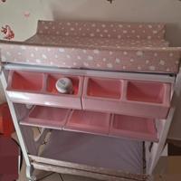 Fasciatoio per bambini rosa